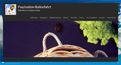 Desktop Screenshot of faszination-ballonfahrt.de