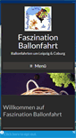 Mobile Screenshot of faszination-ballonfahrt.de